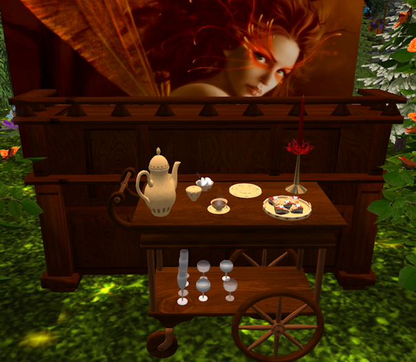 Native Passion Vintage Tea Set/16 prim