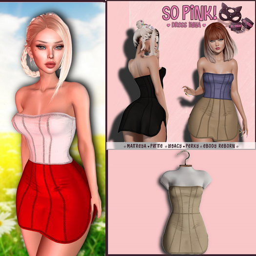 *So Pink!* - Dress Inna beige
