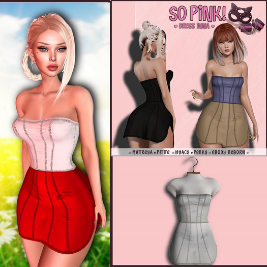 *So Pink!* - Dress Inna silver
