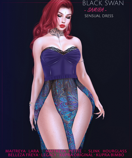 ! Black Swan ! Samira dress  - paisley