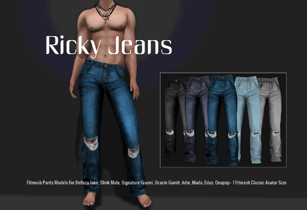 Mocha's Designs Ricky Men's  Jeans   Pack