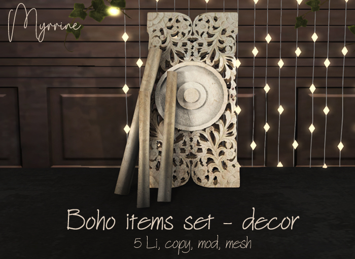 Boheemi set - wall decor 2 