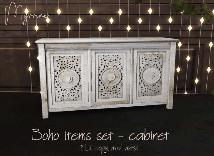 Boheemi set - cabinet long