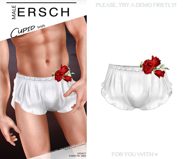ERSCH - Cupid Briefs -white-