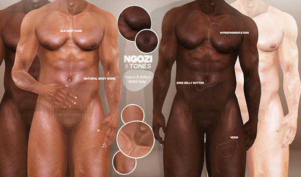 NGOZI - Men's Bom Body Applier - Kako