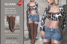 SEXY OUTFIT MESH  MOD. ULIANA - CREATED BY VIZZANI.