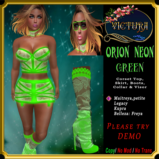 Orion neon set GREEN