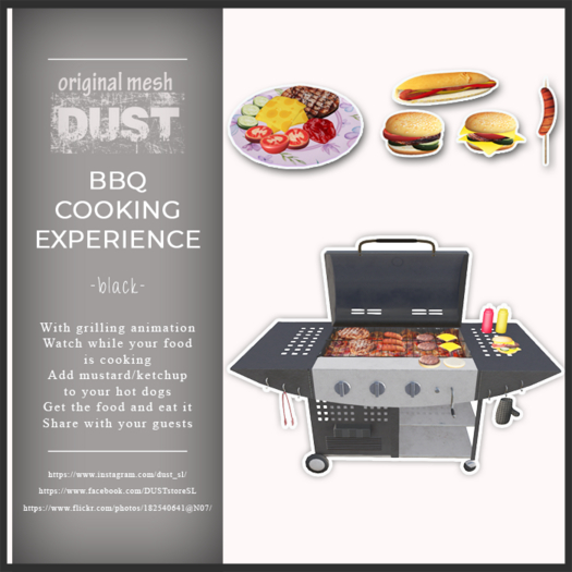DUST: BBQ Cooking Experience - Black