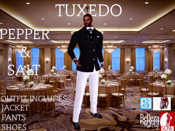 (SF) Tuxedo Pepper & Salt