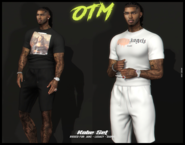 O.T.M " Kobe Fitted Tee" -FATPACK