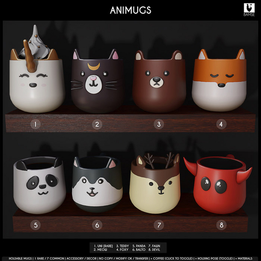 1. BAMSE : Animugs - Uni RARE