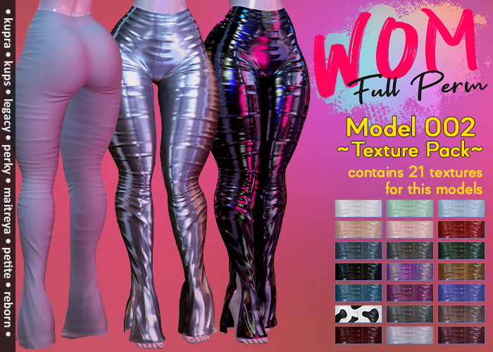 WOM - Full Perm - Texture Pack - Model 002