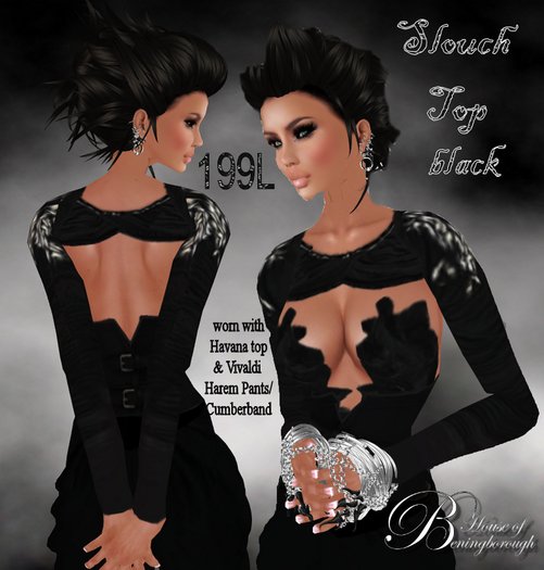 BB Slouch Top Black