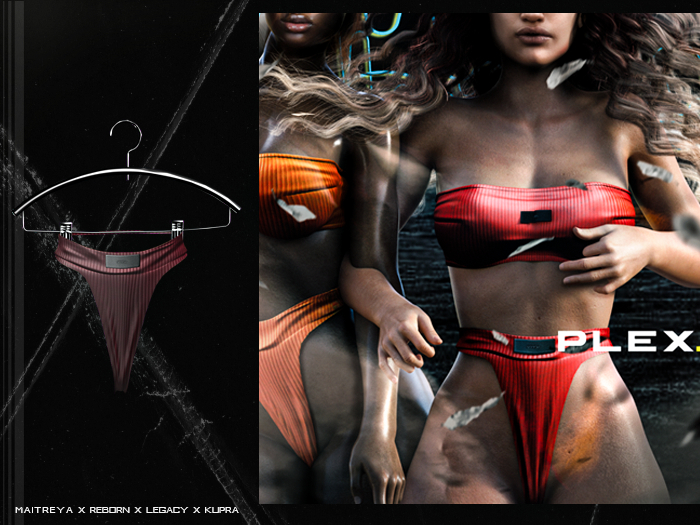 PLX. "DIONE" PANTIES // WINE // 