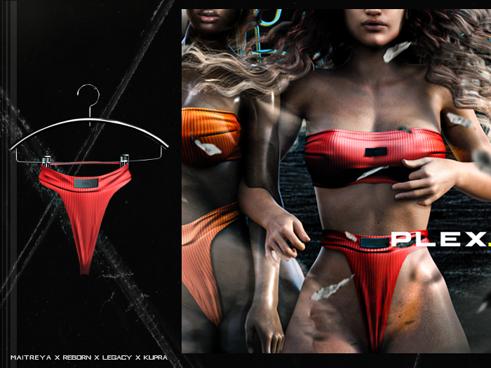 PLX. "DIONE" PANTIES // RED //