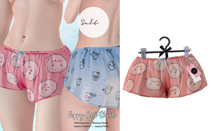 .SALT - POPPY SHORTS - SHEEP BLUSH[WEAR]