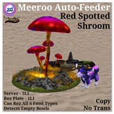 *ZD* Meeroo Auto-Feeder - Red Spotted Shroom