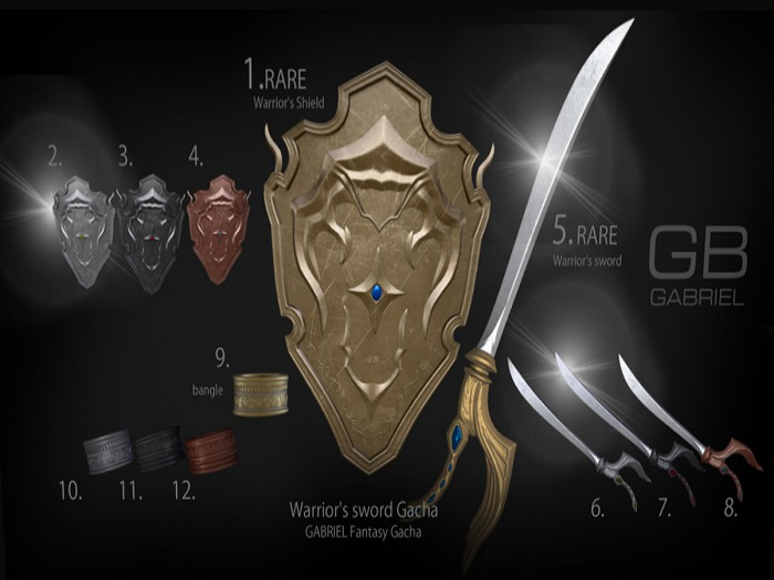 1.::GB::Warrior's Shield / Gold RARE
