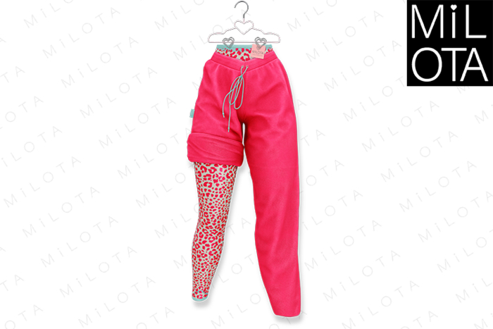 MILOTA: Idonea pants [ruby]