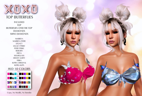 XOXO - TOP BUTTERFLIES DEMO