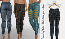 Dorothy Pants Dark Blue Jeans - Denim - Maitreya Lara, Lara Petite, Kupra Original, Legacy - FashionNatic
