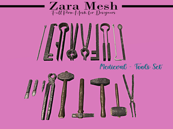 ZM - Medieval - Tools Set - FULL PERM MESH