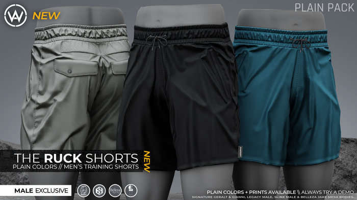 WAZ - Ruck Shorts (Plain Pack) 