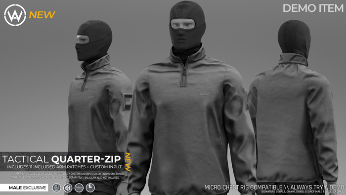 WAZ - Tactical Quarter Zip (DEMO) 