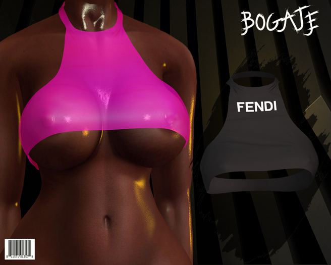 BOGATE _Halter Top Neck