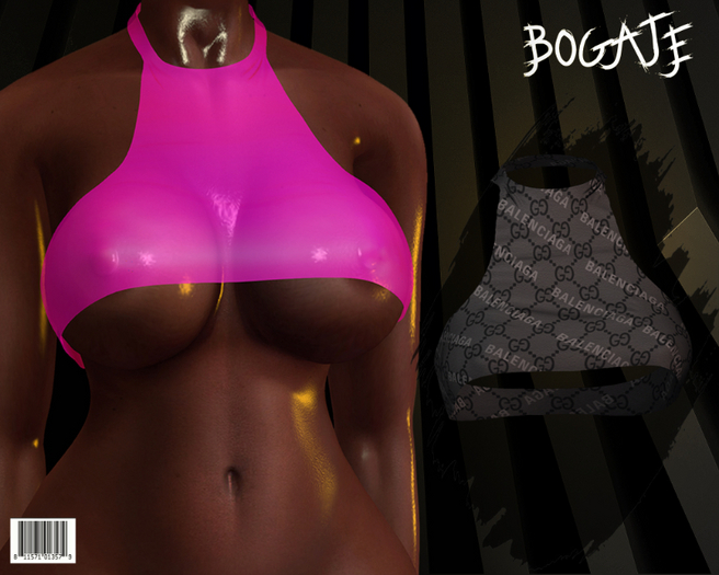 BOGATE _Halter Top Neck