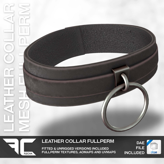 FLECHA Leather Collar Fullperm