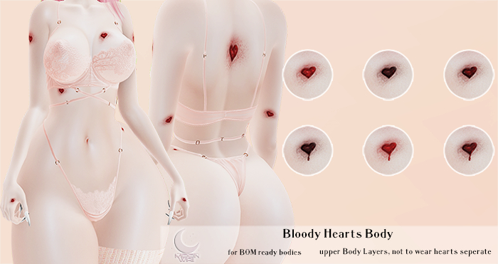 moonwaii . bloody heart body (BOM)