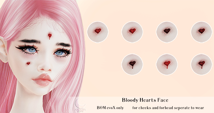 moonwaii . bloody hearts face (evox BOM)