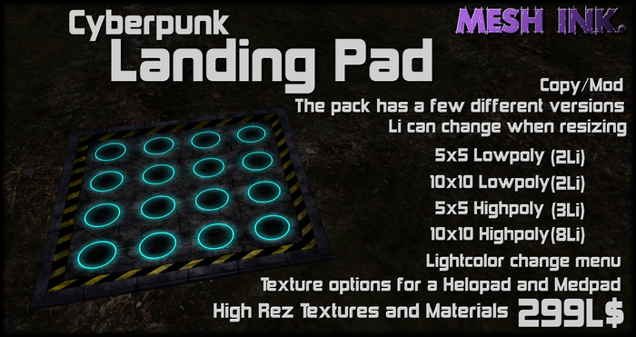 Cyberpunk Landing Pad Boxed