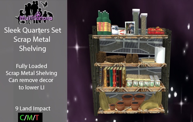 *M* Sleek  Scrap Metal Shelving