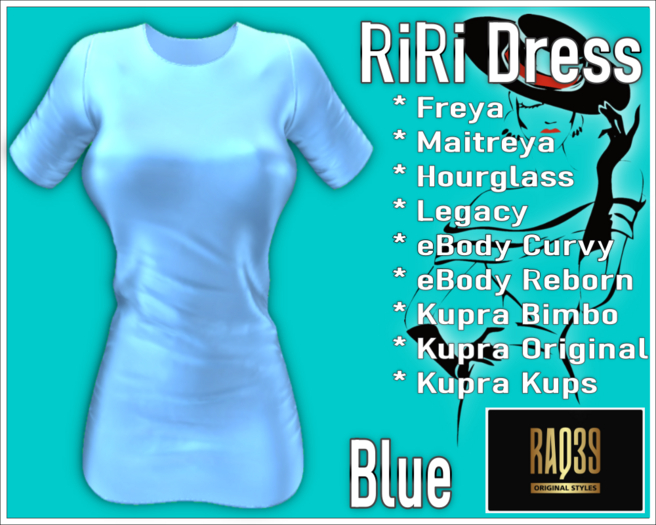 [R39] RiRi Dress-Blue