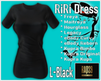 [R39] RiRi Dress-L-Black