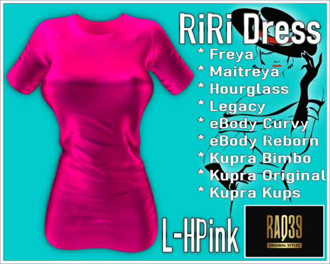 [R39] RiRi Dress-L-HPink