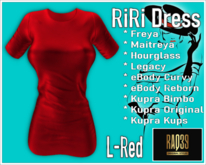 [R39] RiRi Dress-L-Red