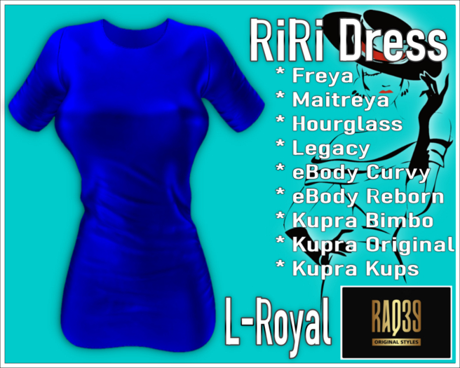[R39] RiRi Dress-L-Royal