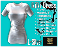 [R39] RiRi Dress-L-Silver
