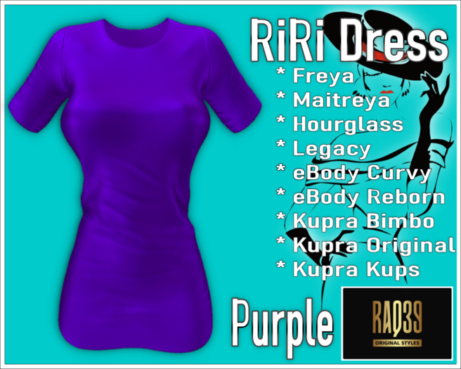 [R39] RiRi Dress-Purple