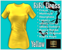 [R39] RiRi Dress-Yellow