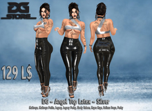 DG - Angel Top Latex - Silver - Unpacker