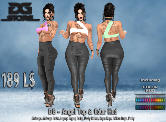 DG - Angel Top & Color Hud - Unpacker