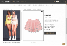 .miss chelsea. Niaa Shorts Peachy