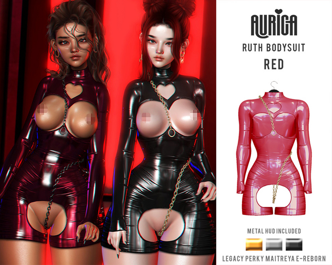 AURICA Ruth Bodysuit RED /ADD ME/