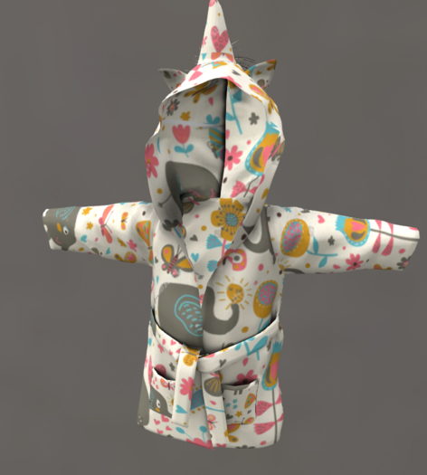 Ellie Elephant bathrobe {Lullabeebs}