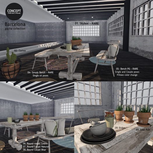 Concept} *01. Barcelona Skybox - RARE