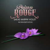POISON ROUGE Sakae Hairpin Violet